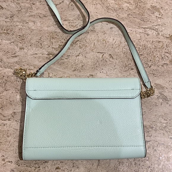 EUC Kate Spade green and gold cut out bag - Picture 3 of 5